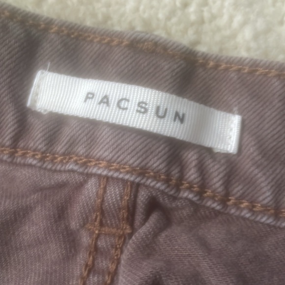 brown wide baggy jeans pacsun - Picture 4 of 5